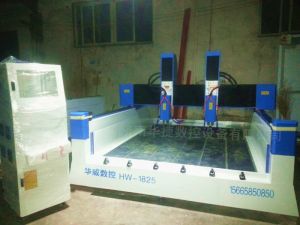 石家庄正定县HW1825双头重型石材雕刻机