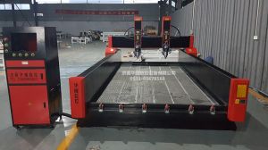 石家庄正定县HW-1825双头重型浮雕石材雕刻机
